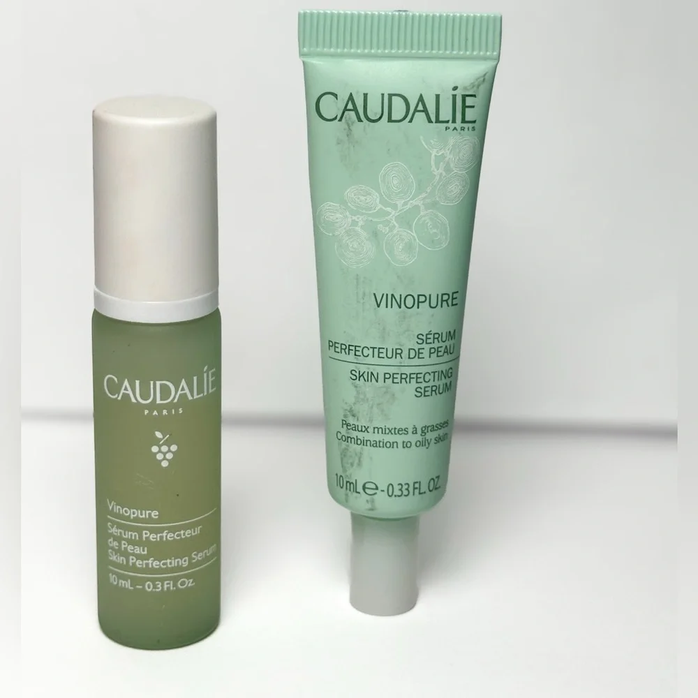 2 pc CAUDALIE Vinopure Skin Perfecting Serum (10mL ea) Samples for Combo to Oily